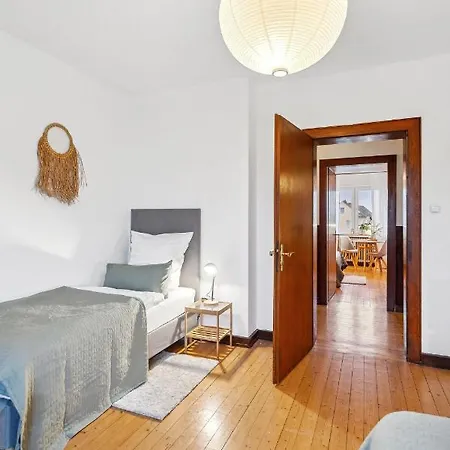 شقة Ddhomes 4 Raum 7 Betten Mit Terrasse Naehe Am Rhein
